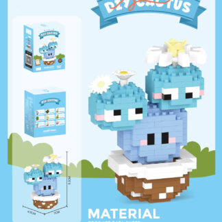 Mini Cactus Compagnons azure